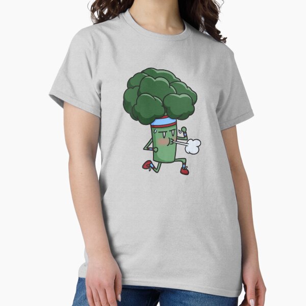 Item preview, Health Food: Jogging Broccoli designed and sold by kabocha-chan.