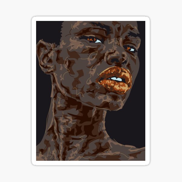 Lady Ghana Sticker