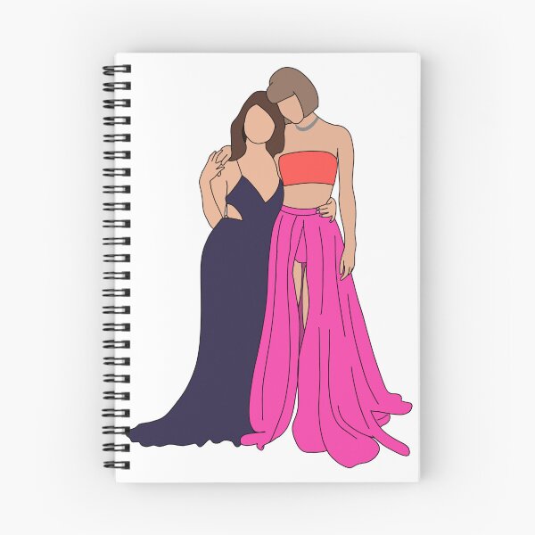 Artikelvorschau, Taylor Swift und Selena Gomez bei den Grammy Awards 2016 entworfen und verkauft von Sarah Swiftie.