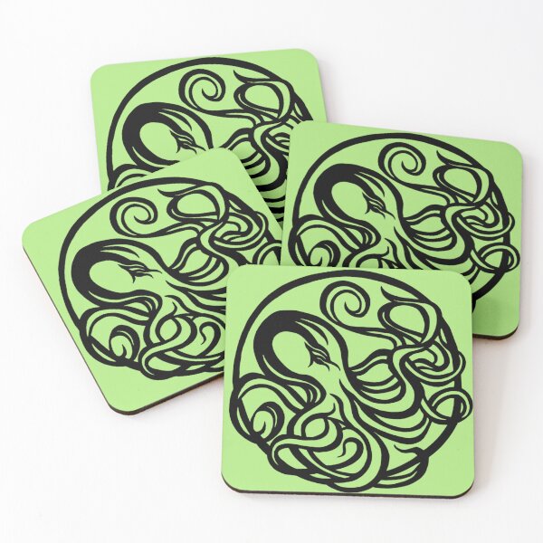 Item preview, Octopus Circle | Kraken Design designed and sold by Monochromatics by Corie Mae Dark.