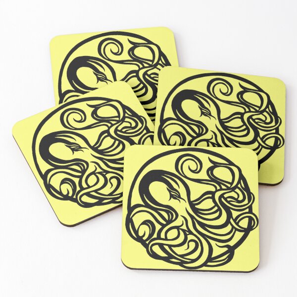 Item preview, Octopus Circle | Kraken Design designed and sold by Monochromatics by Corie Mae Dark.