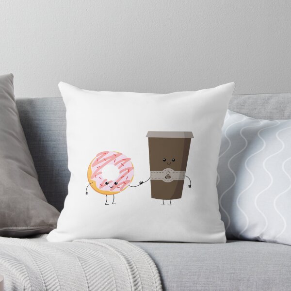 Aperçu de l'œuvre Beignet drôle de bande dessinée et café créée et vendue par Halcja.