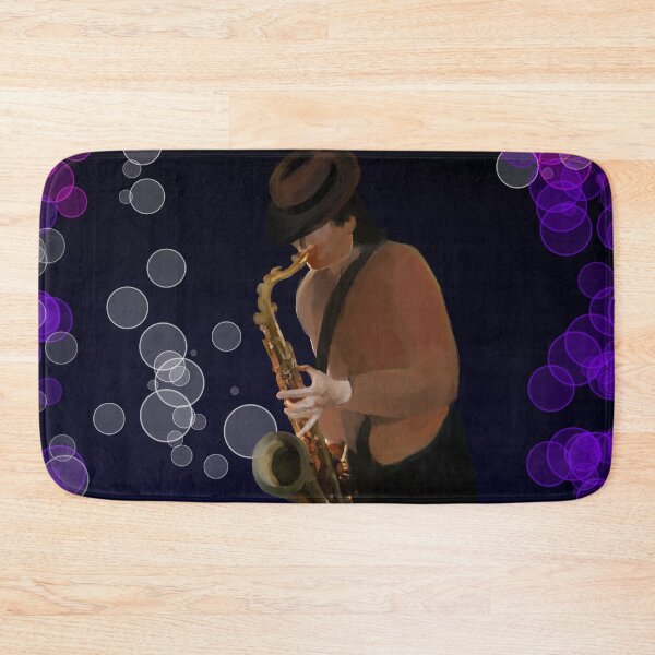 Item preview, Abstract saxophonist painting design designed and sold by MystixJack.