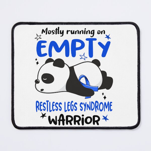 Item preview, Restless Legs Syndrome Awareness - Mostly Running On Empty Restless Legs Syndrome Warrior designed and sold by Hilten.