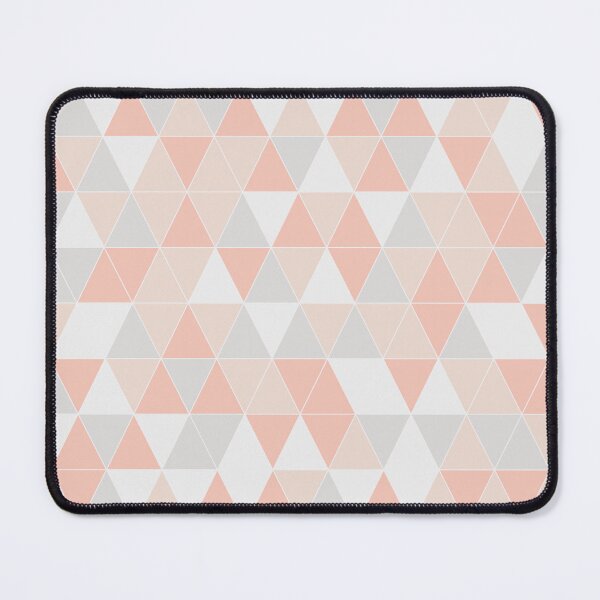 Item preview, Peach Pink & Gray Geometric Art designed and sold by newburyboutique.