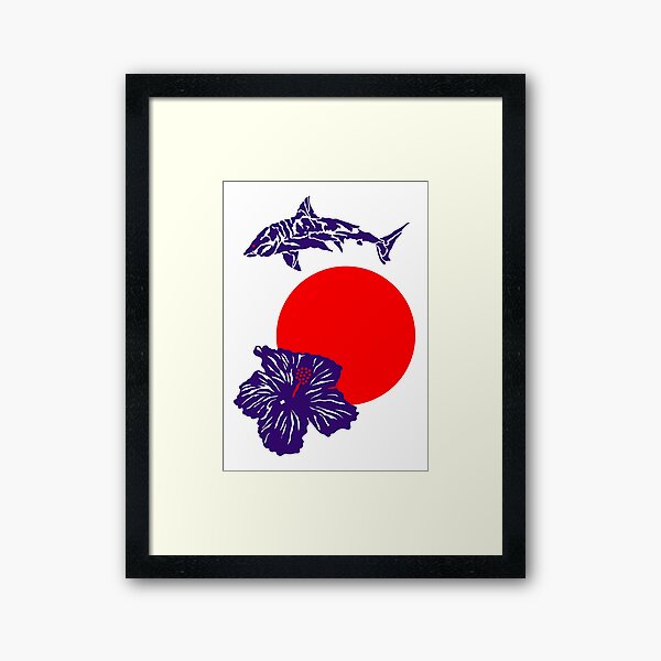 Hawaiian Kings Gerahmter Kunstdruck
