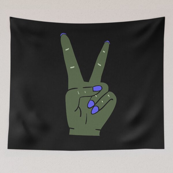 Item preview, Olive and blue peace out sign designed and sold by Thegentleshop.