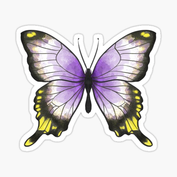 Item preview, nonbinary butterfly designed and sold by Marcus M.