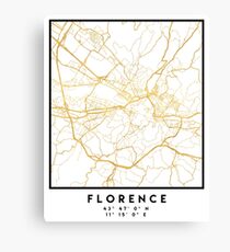 Lienzo FLORENCIA ITALIA CITY STREET MAP ARTE