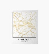 FLORENZ ITALIEN CITY STREET MAP ART Galeriedruck