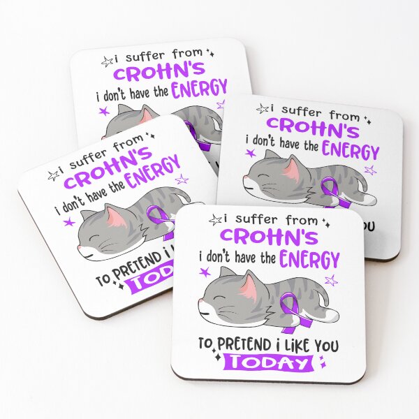 Item preview, Crohn's Awareness, I Suffer From Crohn's i don't have the ENERGY to Pretend i like you Today designed and sold by Tammyilaria.