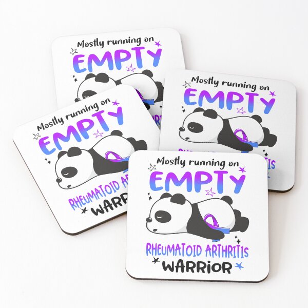 Item preview, Rheumatoid Arthritis Awareness - Mostly Running On Empty Rheumatoid Arthritis Warrior designed and sold by Hilten.