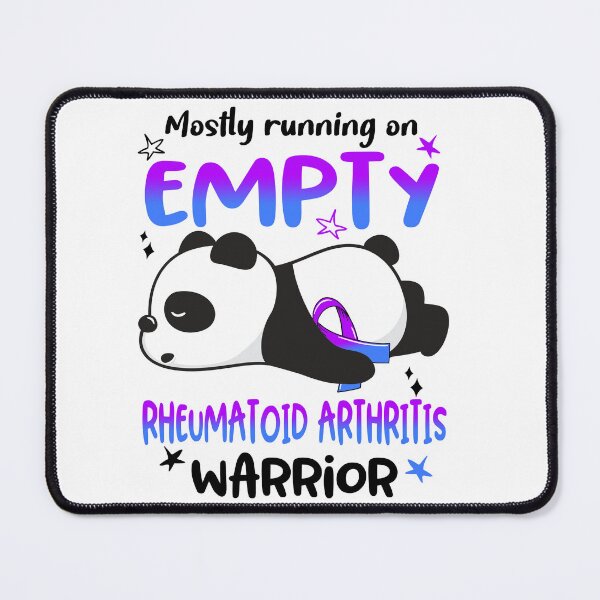 Item preview, Rheumatoid Arthritis Awareness - Mostly Running On Empty Rheumatoid Arthritis Warrior designed and sold by Hilten.