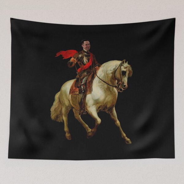 Item preview, Elon Musk on Horseback designed and sold by amuseXpress.
