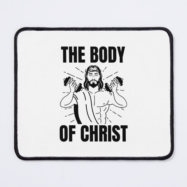 Item preview, The Body of Christ Swole Jesus Gym designed and sold by IronicBGear.