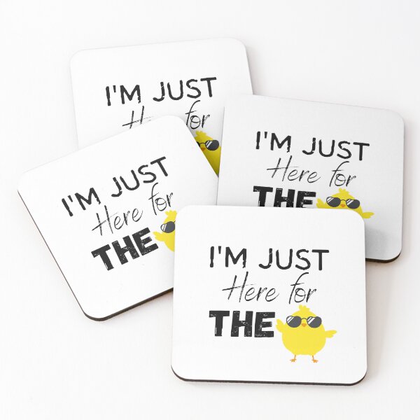 Item preview, Im Just Here For The Chicks funny Easter kids designed and sold by Magicalair.