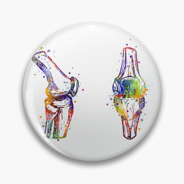 Item preview, Knee Joint Anatomy Watercolor Painting designed and sold by LotusGifts.