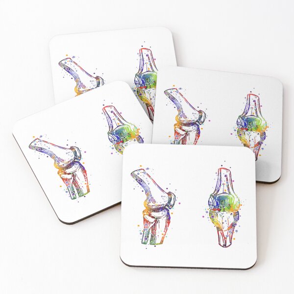 Item preview, Knee Joint Anatomy Watercolor Painting designed and sold by LotusGifts.