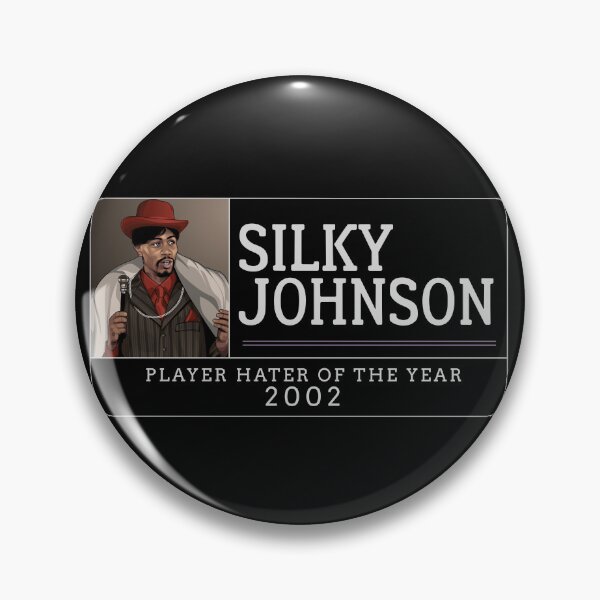 Item preview, Silky Johnson "Player Hater of the Year" 2002 designed and sold by Primotees.