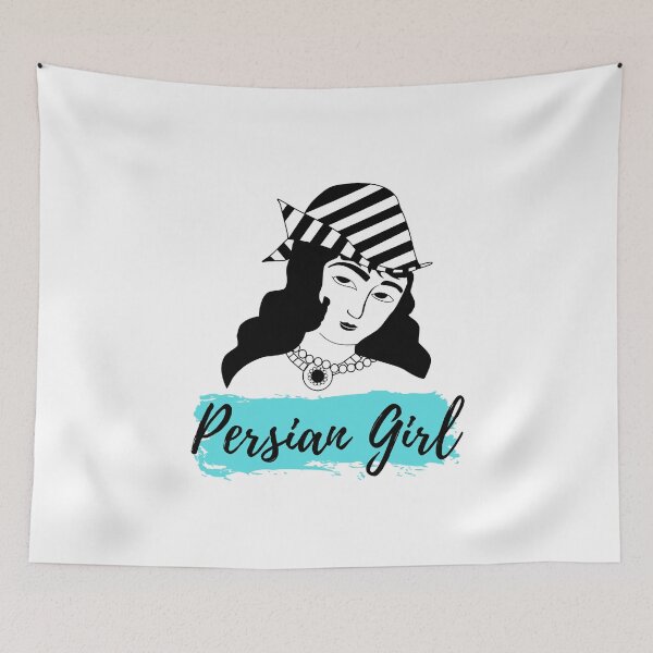 Item preview, Chica persa - Arte persa designed and sold by Persian Pride Official.