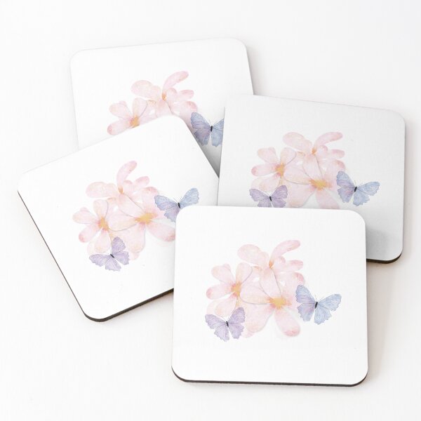 Aperçu de l'œuvre Papillons et fleurs créée et vendue par ChantalDesign.