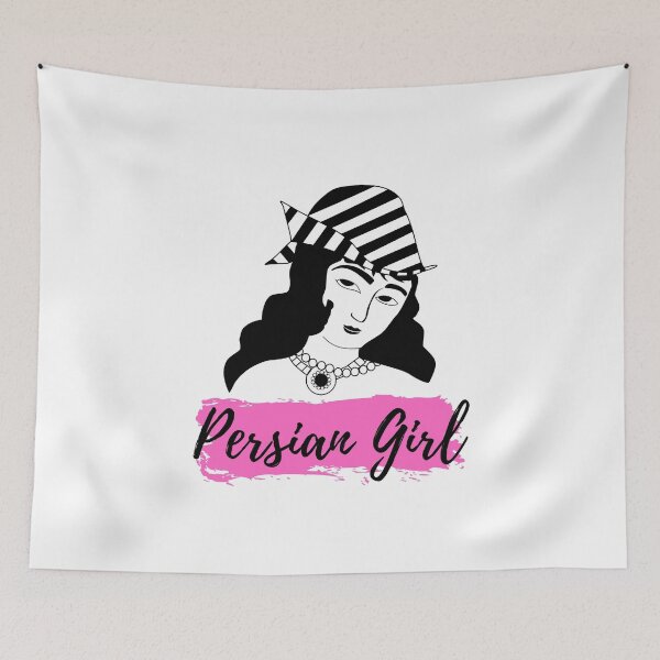 Item preview, Chica persa - Arte persa designed and sold by Persian Pride Official.