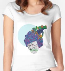 Married Tailliertes Rundhals-Shirt