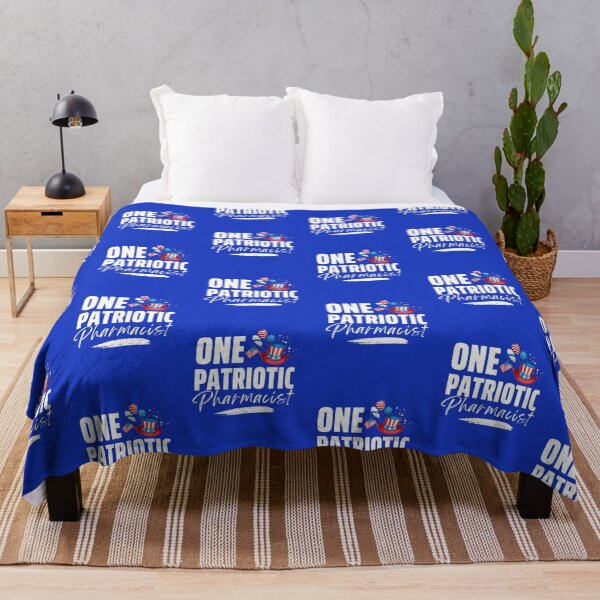 Item preview, One Patriotic Pharmacist designed and sold by Hey-Nice-Shirt.