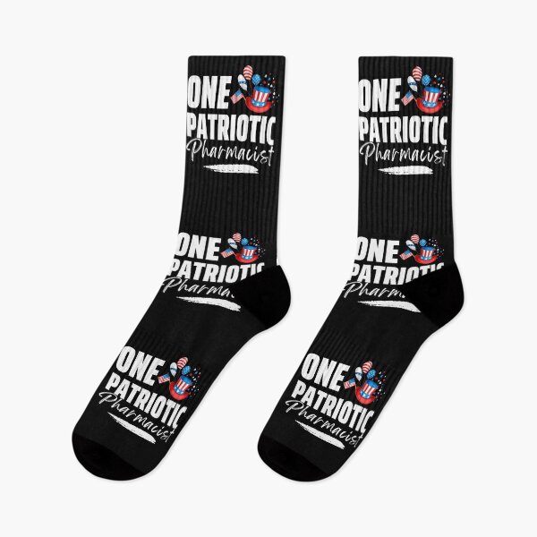 Item preview, One Patriotic Pharmacist designed and sold by Hey-Nice-Shirt.
