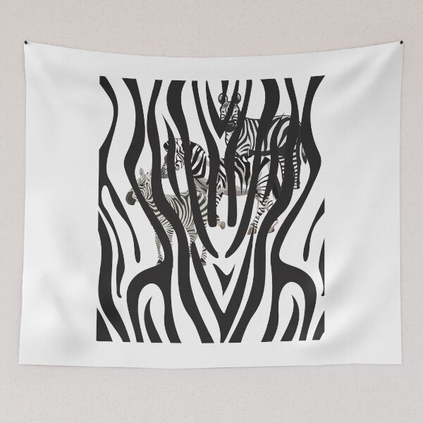 Item preview,  BLACK AND WHITE ZIBRE PRINT. designed and sold by marie1919.