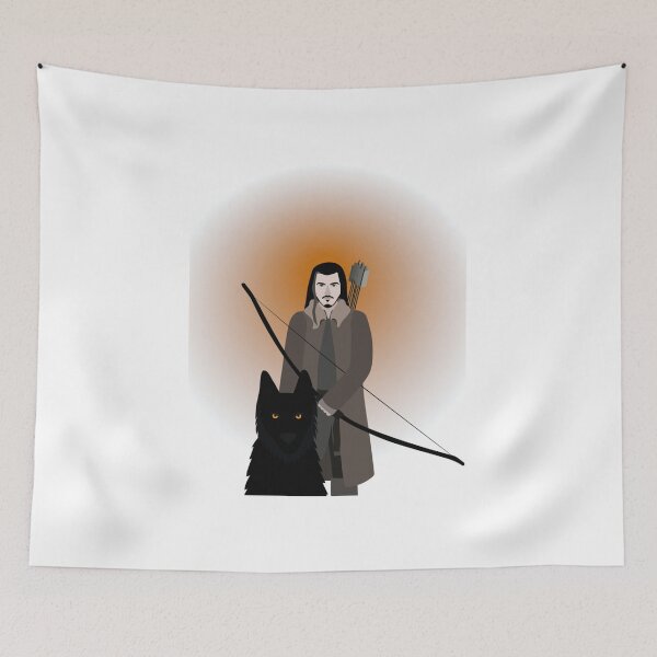 Item preview, Bard The Bowman and a black dog   designed and sold by AimeeHaynes02.