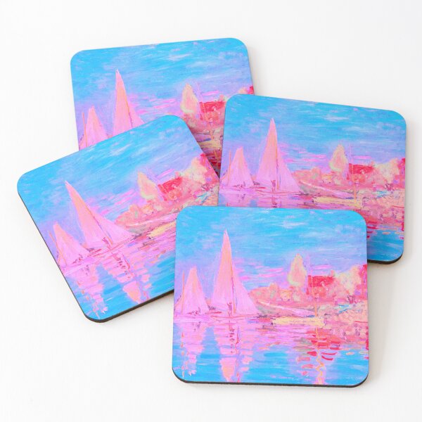 Item preview, Claude Monet's Regattas at Argenteuil (1872) - Bright and Colorful designed and sold by KaleidoscopicU.