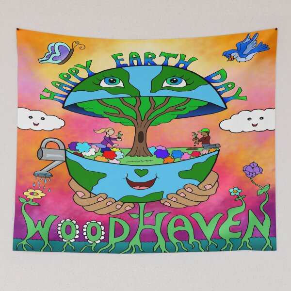 Item preview, Happy Earth Day Woodhaven designed and sold by Deborah Camp.