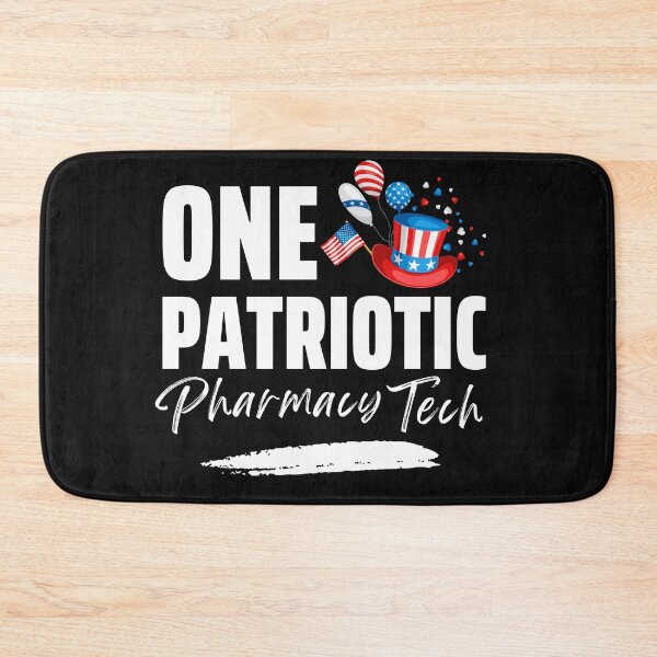 Item preview, July 4 pharmacy technician designed and sold by Hey-Nice-Shirt.