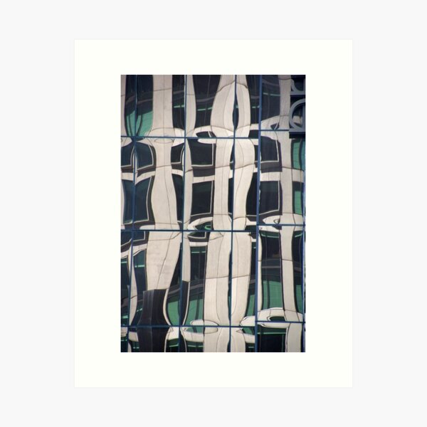 Abstract Glass Reflections by Avril Thomas - South Australian Artist Art Print