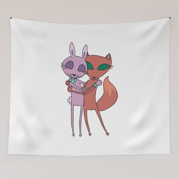 Item preview, Bunny and Kitty Hugging designed and sold by AimeeHaynes02.
