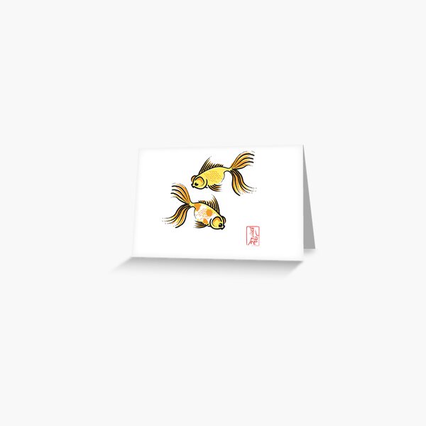Goldfish Greeting Card