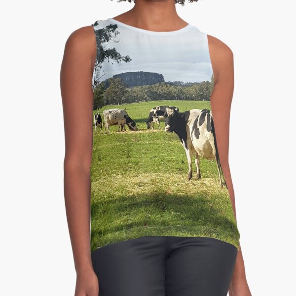 Holstein Friesians - Dairy Cows - photography by Avril Thomas Sleeveless Top