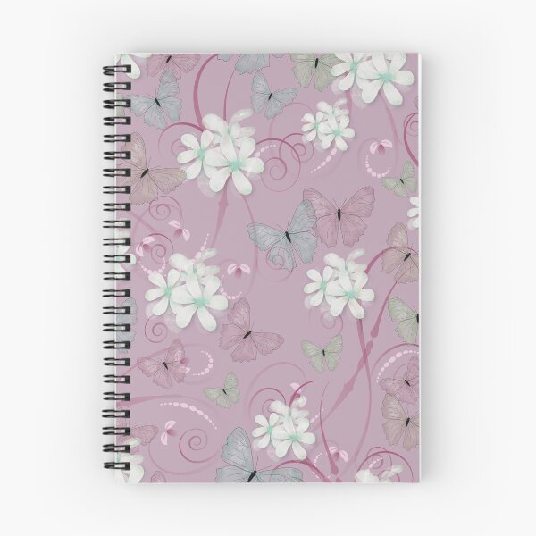 Artikelvorschau, Schmetterlinge und Blumen Rosa entworfen und verkauft von ChantalDesign.