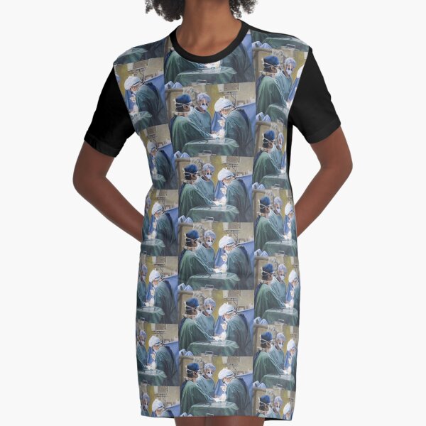 Mastermind - Painting by Avril Thomas, Adelaide Artist. Graphic T-Shirt Dress