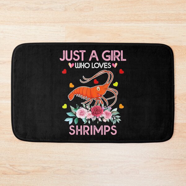 Item preview, Shrimp Kids Gift Just A Girl Who Loves Shrimps Sticker designed and sold by EsperanNuno.