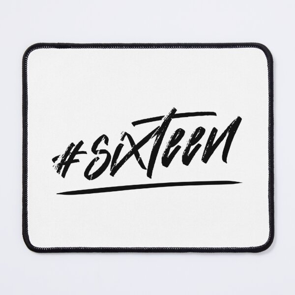 Item preview, 16th birthday shirt - hashtag sixteen - black designed and sold by yasarh.
