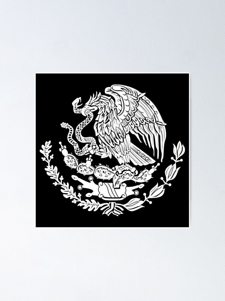 Póster «Sello de la bandera del águila mexicana» de Emprezario | Redbubble