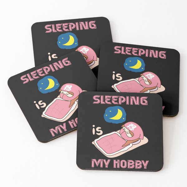 Item preview, Sleeping is my hobby, Funny sayings, Cute design designed and sold by Meta-Prints.