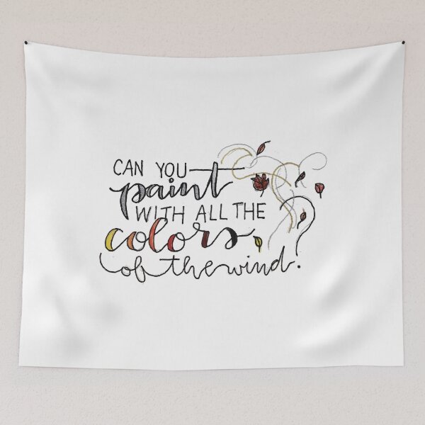 Item preview, paint with all the colors of the wind Sticker designed and sold by EsperanNuno.