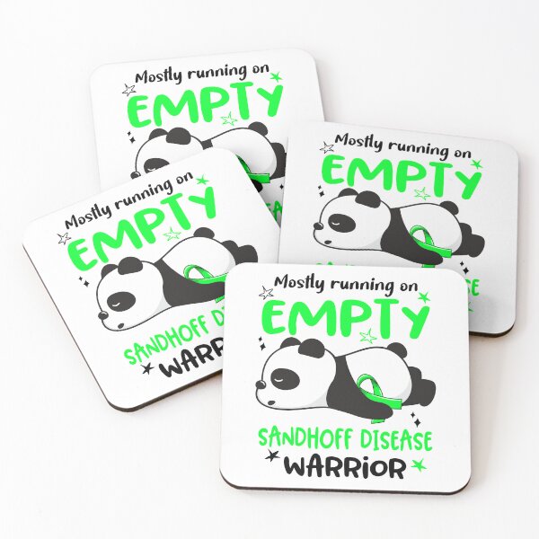 Item preview, Sandhoff Disease Awareness - Mostly Running On Empty Sandhoff Disease Warrior designed and sold by Hilten.