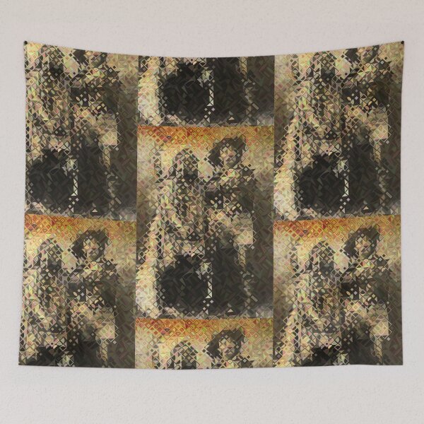 Item preview, After Chuck Close - Portrait - Sitting Bull and Buffalo Bill designed and sold by imageresource.