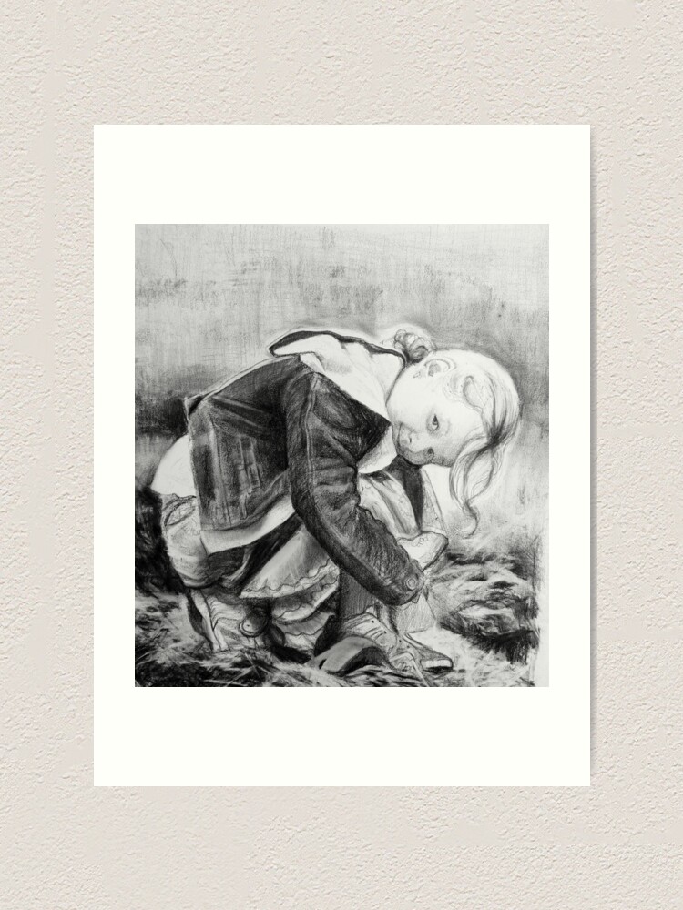 Thumbnail 2 of 3, Art Print, Cheeky - Drawing by Avril Thomas - South Australian Artist designed and sold by AvrilThomasart.