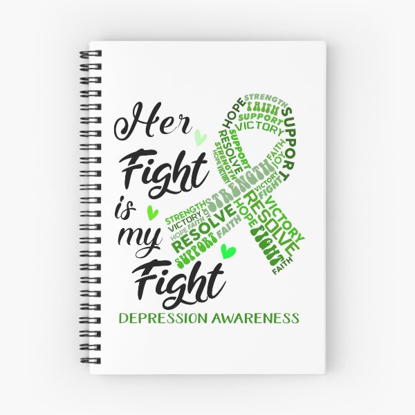 Item preview, Depression Warrior, Her Fight is my Fight Depression Awareness designed and sold by Greggwillard.