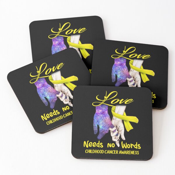 Item preview, Childhood Cancer Awareness - Love Needs No Words designed and sold by ArangoaStore.